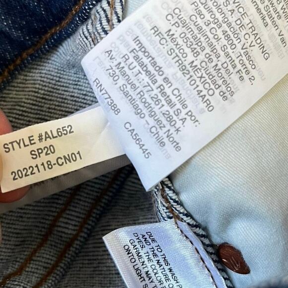 Madewell High Rise 10” Skinny Jean Medium Wash Stretch Magic Pockets Size 29 - Picture 9 of 10